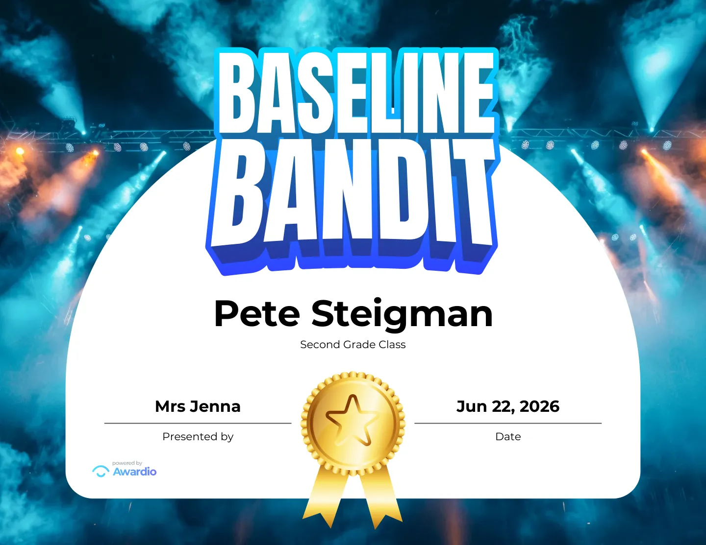 Basketball award template for teachers
